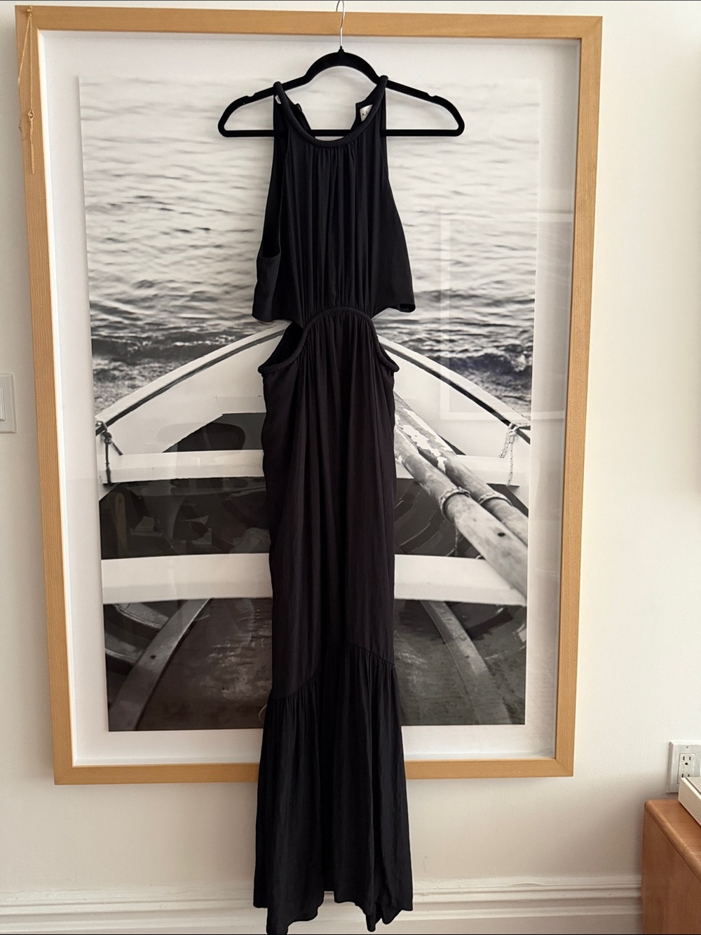A.L.C. Libra halterneck maxi dress